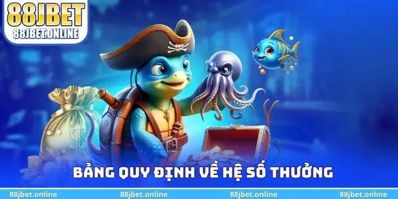 Bảng quy định về hệ số thưởng