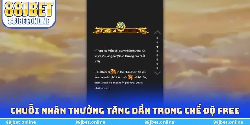 Chuỗi nhân thưởng tăng dần trong chế độ free